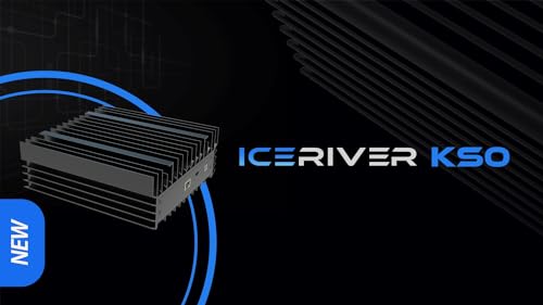 IceRiver KAS KS0 Pro 200GH/S 100W Kaspa ASIC Miner, Solid Cooling Method, Highly Reliable, Best Air-Cooling Small Home Mining Machine for Kaspa, w/Power Cord